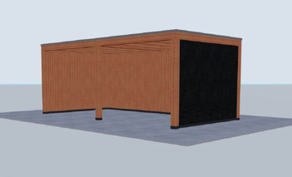 Demo product - Overkapping Luxe Design 600cm breed x 300cm diep - Afbeelding 3